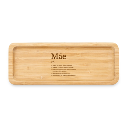 Petisqueira de Bambu 26 x 10 Personalizada